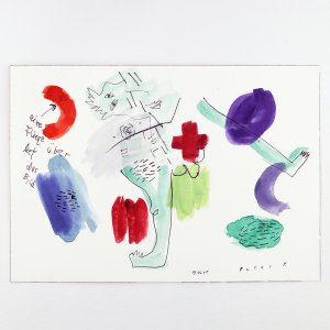 eine fliege überlief das bild